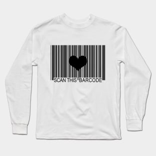 i love you barcode Long Sleeve T-Shirt